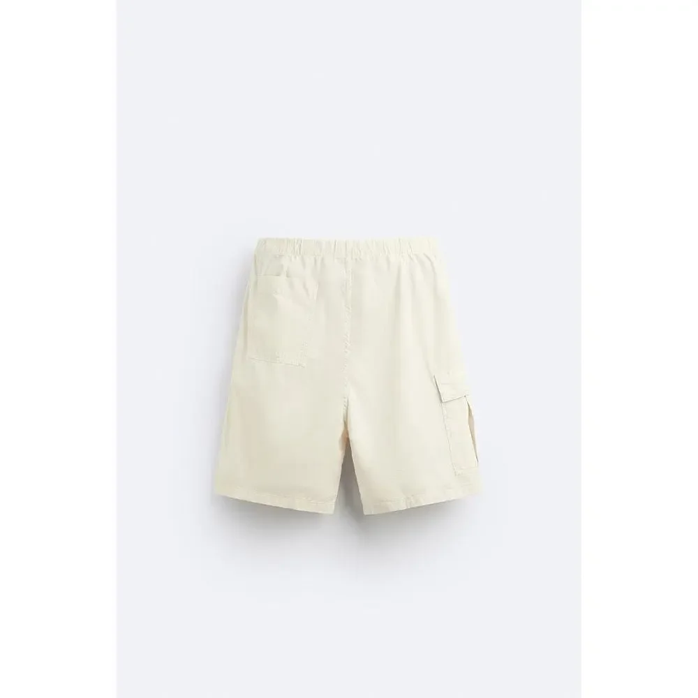 COTTON CARGO SHORTS